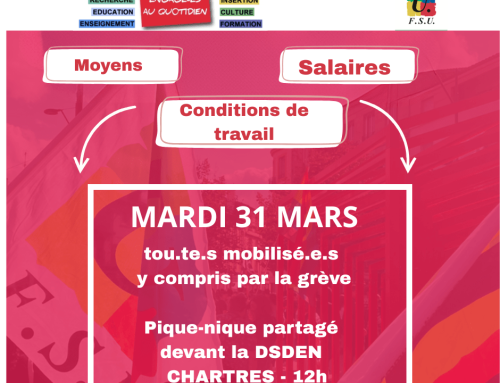 MOBILISATION DU 31 MARS