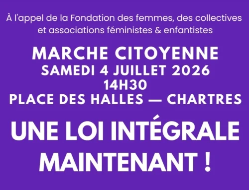 VSS: MARCHE CITOYENNE le 4 juillet à Chartres pour une Loi intégrale maintenant!
